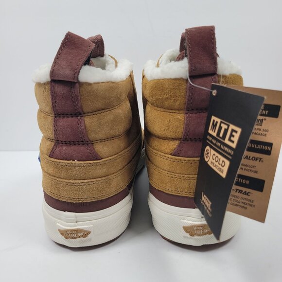 Vans SK8-Hi Del Pato MTE-2 Unisex Wood Thrush Sneaker US Size Men's 8.5 Wo's 10 - Picture 4 of 9